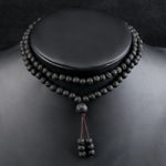 Load image into Gallery viewer, Volcanic Lava Stone Beaded Necklace
