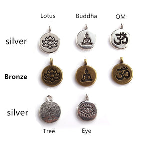 Buddha Lotus Mala Bracelet/Necklace Hybrid