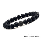 Load image into Gallery viewer, Natural Lava Stone Only Beads Bracelets
