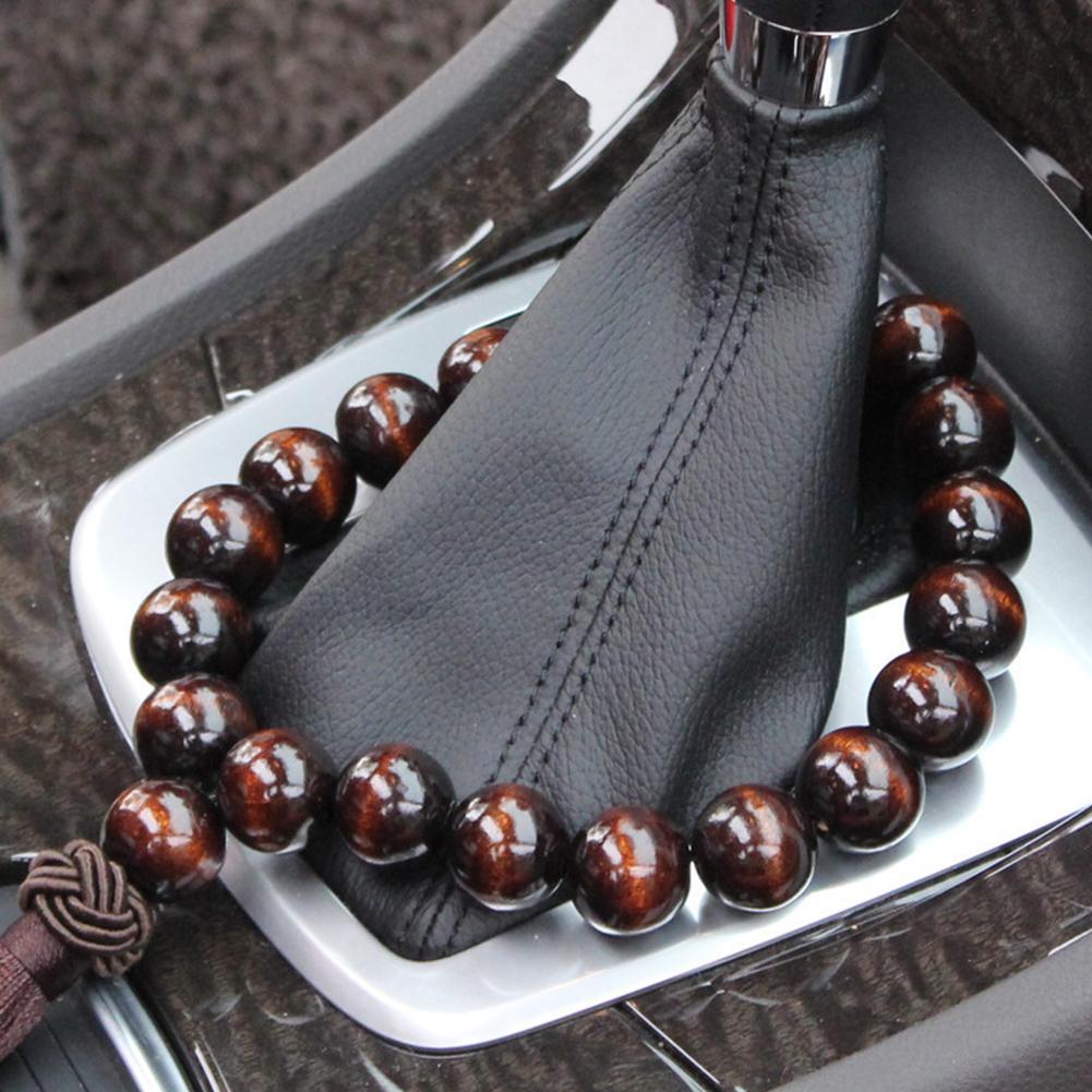 Wood Buddha Beads Car Pendant