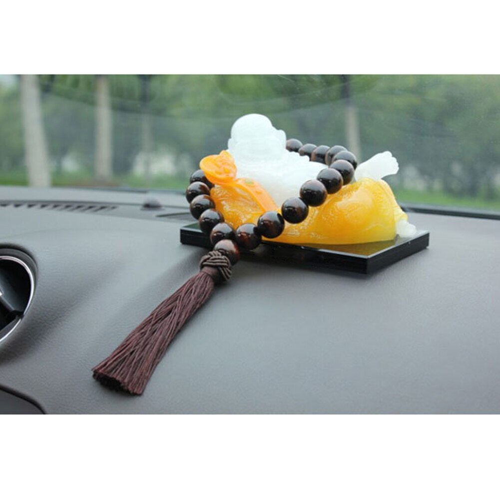 Wood Buddha Beads Car Pendant